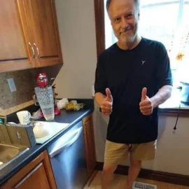 Our Happy customer after dishwasher repair